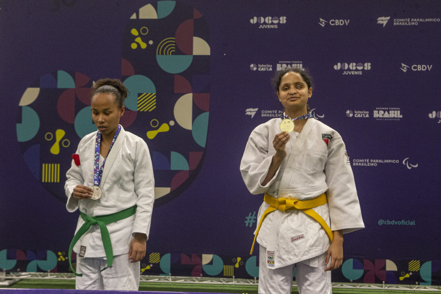 Judocas Da Escola Paral Mpica De Esportes Fecham Jogos Juvenis Da Cbdv