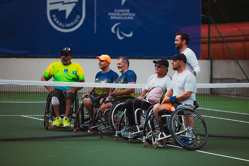 Copa das Federações de tênis em cadeira de rodas no CT Paralímpico | Foto: Marcelo Leão/CBT